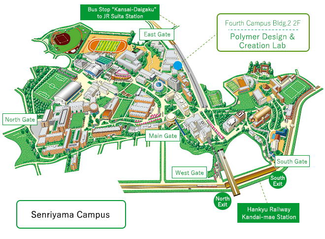 Kansai University Senriyama Campus map